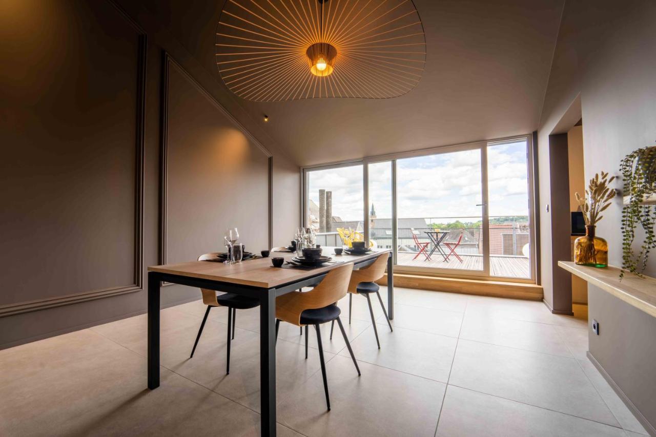 Luxury Penthouse & Terrace - Mons City Center Exteriér fotografie