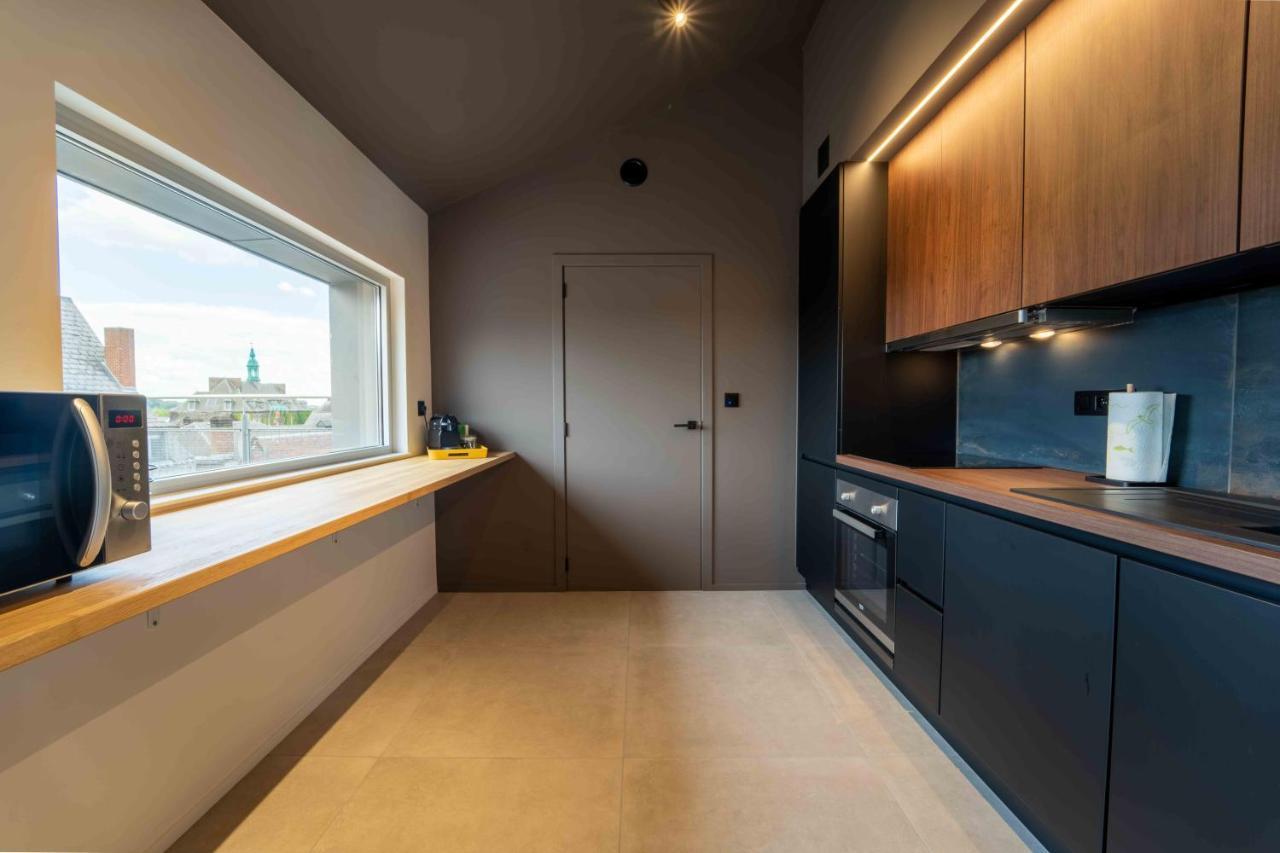 Luxury Penthouse & Terrace - Mons City Center Exteriér fotografie