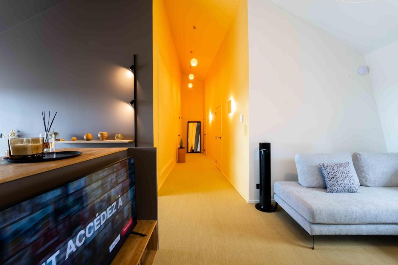 Luxury Penthouse & Terrace - Mons City Center Exteriér fotografie