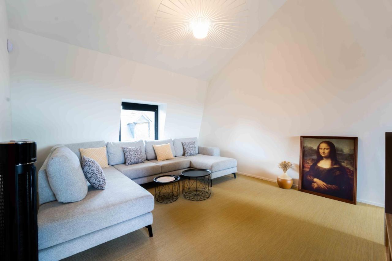 Luxury Penthouse & Terrace - Mons City Center Exteriér fotografie